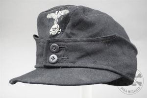 Original Waffen SS Late War Issue Black Panzer Enlisted Mans …