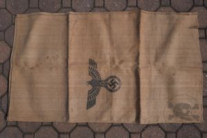 Original German WWII Single Sided Supply Sack Marked H.Verpfl. & …