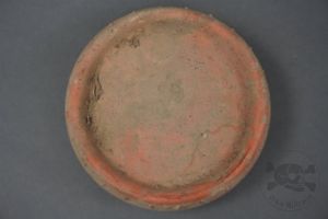 Original German WWII Ground Dug Orange Butterdish (Butterdose) With Original …