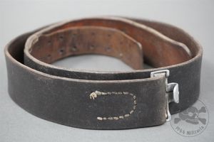 Original German Pre-War Leather Combat Belt Size 95cm