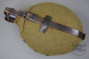 Original German WWII 1-Liter Non-Matching Canteen (No Cup) W.A.L. 41