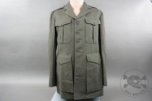 Original US WWII USMC Wool Dress Jacket (5M) Dated 1942
