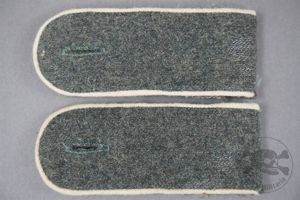 Reproduction German WWII Heer Infantry EM Wool Shoulder Boards (White …