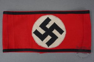 Reproduction WWII SS Cotton Summer Armband With Tag