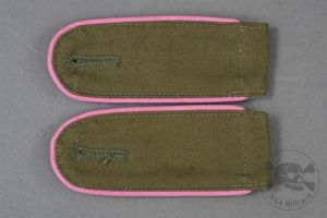 Reproduction German WWII Panzer (Armored Vehicle) Tropical Shoulder Boards (Pink …
