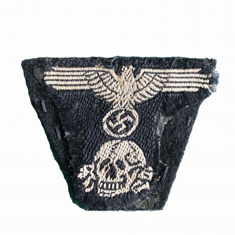 Third Reich Panzer M-43 Cloth Cap Badge — image 4