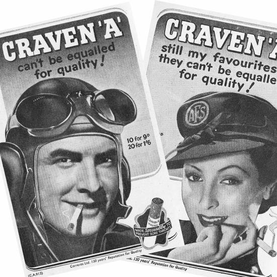 WW2 Era Craven A Tin - Complete with Contents — image 4
