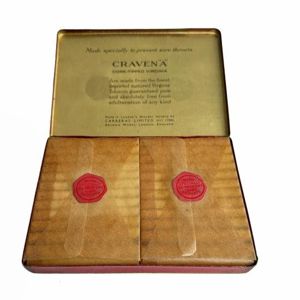 WW2 Era Craven A Tin - Complete with Contents