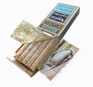 WW2 Era Full Packet of 10 Capstan Navy Cut Cigarettes