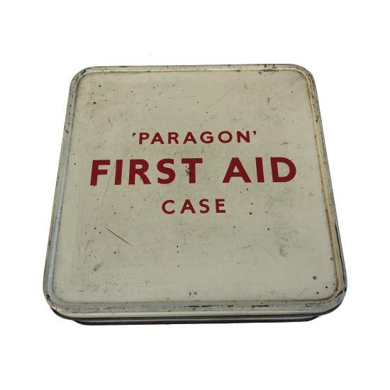 WW2 Home Paragon First Aid Case with Contents — image 2