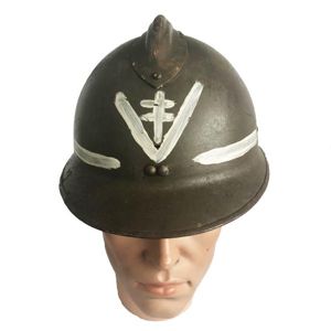WW2 French Adrian Helmet - FFI