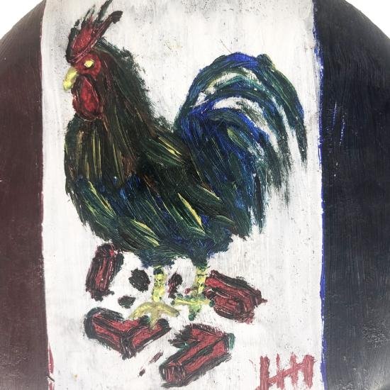 WW2 French Water Canteen - Patriotically Painted — image 2