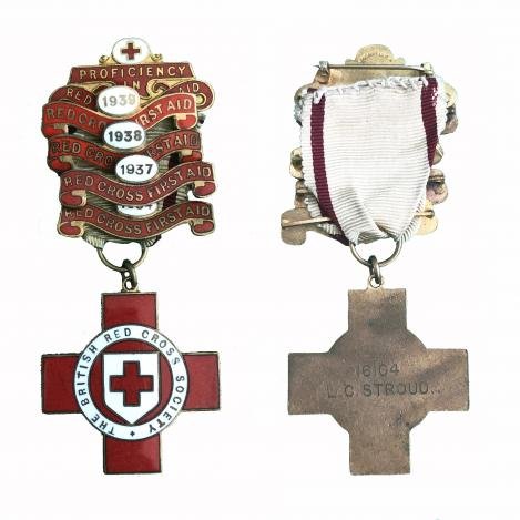 WW2 British Red Cross Society Medal - L.C.Stroud — image 2