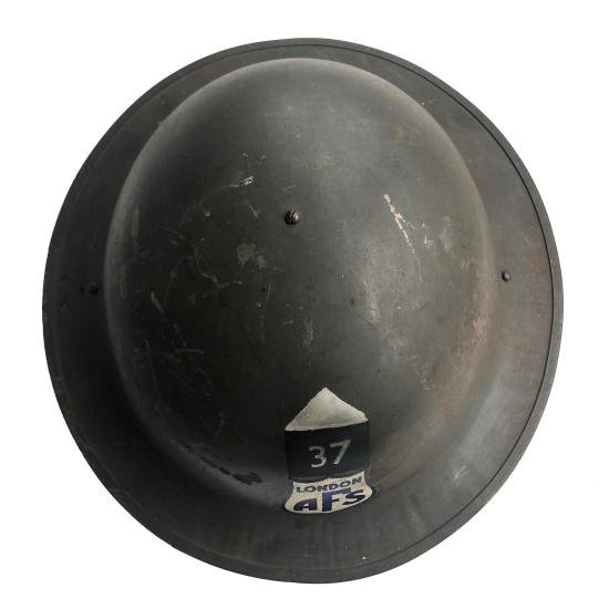 WW2 British MkII Helmet - Blue AFS Decal — image 4