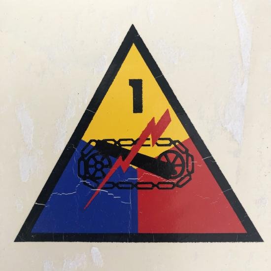 WW2 USA 1st Armoured Corps Decal — image 3