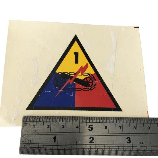 WW2 USA 1st Armoured Corps Decal — image 4