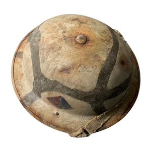 WW2 British Mk.II Helmet - Iconic Malta Camouflage - RA