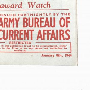 WW2 WAR Army Bureau of Current Affairs - Malta