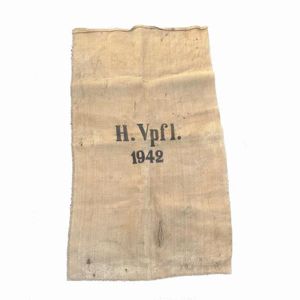 WW2 German Army Large Flour Sack - 1942