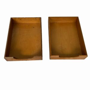 WW2 Air Ministry Wooden Filing Trays - AM C137