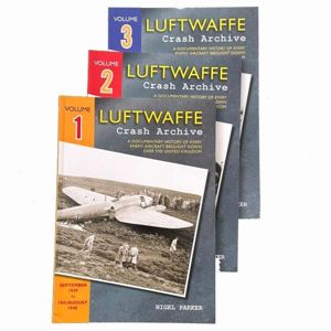 3 x Books- Luftwaffe Plane Crash Investigations 1 - 3