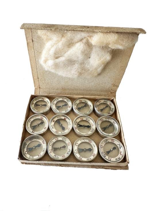 WW2 Full Box of German Escape Compassess — image 4