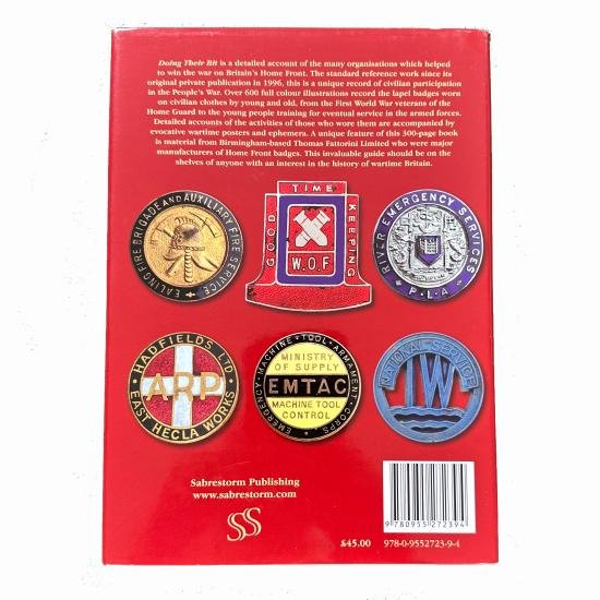 Book - Doing Their Bit - Home Front Lapel Badges 1939-1945 — image 2