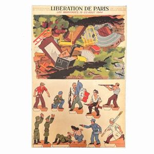 WW2 Liberation De Paris Diorama - Unused