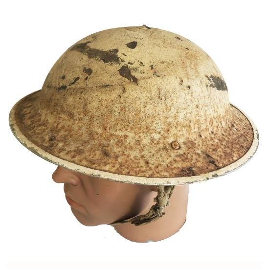WW2 South African Helmet - North Africa — image 2