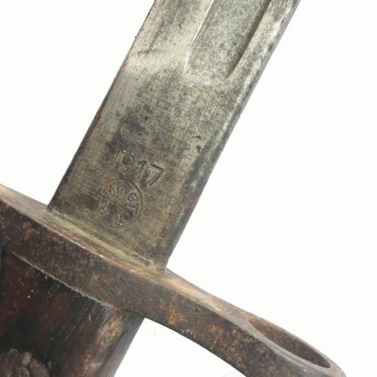 WW1 USA 1917 Pattern Remington Bayonet & Scabbard — image 3