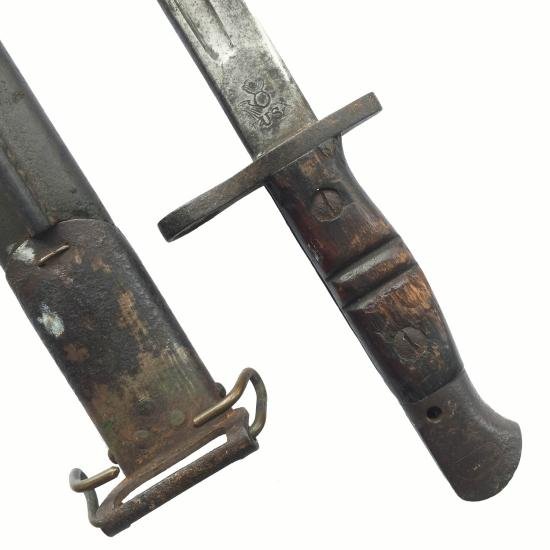 WW1 USA 1917 Pattern Remington Bayonet & Scabbard — image 7