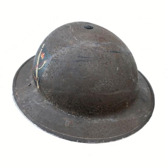 WW2 British Mk.II Helmet - Seaforth Highlanders — image 3