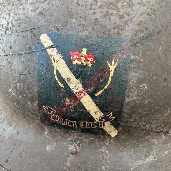 WW2 British Mk.II Helmet - Seaforth Highlanders — image 4