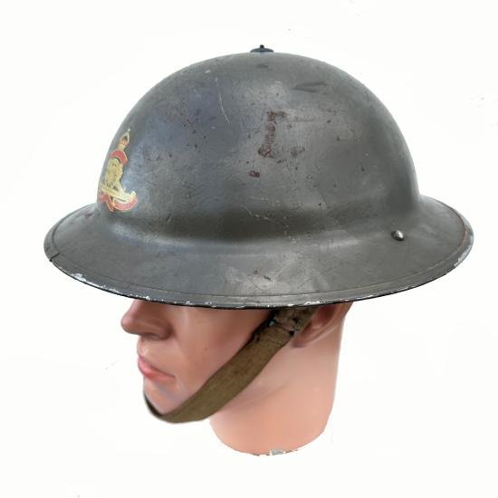 WW2 British Mk.II Helmet - Royal Artillery — image 2