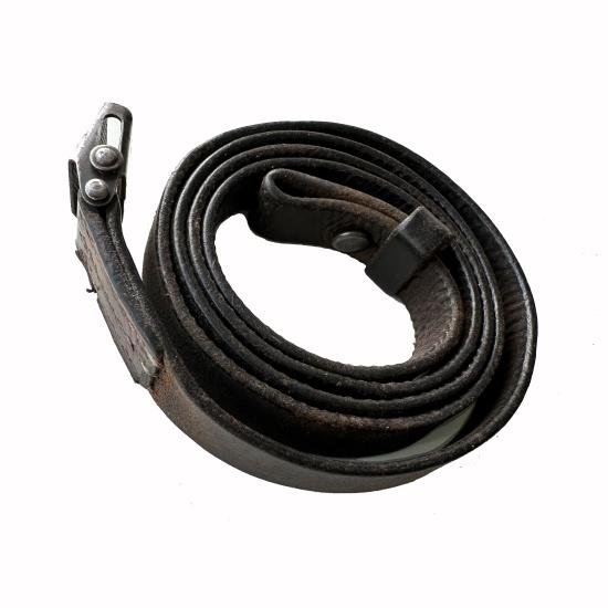 WW2 German Wehrmacht MP40 Leather Sling - Stamped — image 2