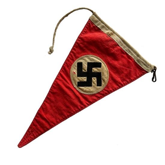 WW2 German Third Reich Nazi Party Pennant — image 2
