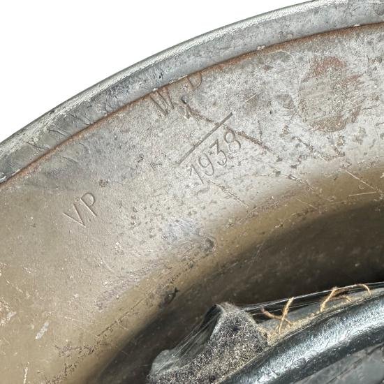 WW2 Early Mk.II Helmet - 43rd (Wessex) Division - 1938. — image 10