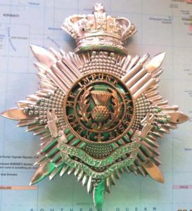 Royal Scots 5th Volunteer Battalion Victorian Officers Blue Cloth Helmet …