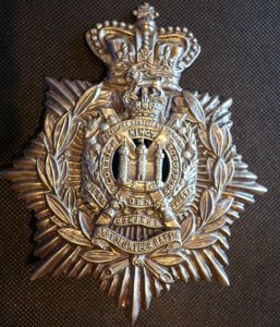 Kings Own Scotish Borderers 2nd Battalion Victorian Blue Cloth Helmet …