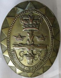 Georgian Thoresby Volunteers Shoulder Belt Plate