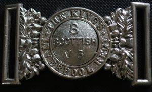 8th Scottish Vol Battn Kings Liverpool Regiment Officers Waist Belt …
