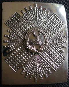 The Gordon Highlanders 6th Volunteer Battalion Officers Shoulder Belt Plate