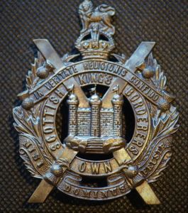 The Kings Own Scottish Borderers Officers WW1 Glengarry or Cap …