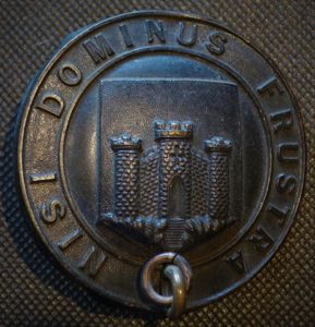 Queens Edinburgh Rifles Victorian Officers Cross Belt Badge