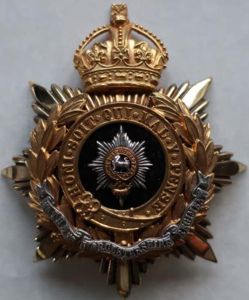 The Worcestershire Regiment Edwardian Officers Helmet Plate