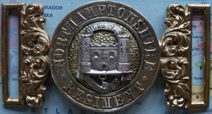 Northamptonshire Regiment Victorian Officers waist Belt Clasp