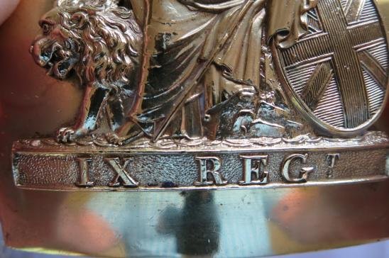 Georgian or Early Victorian The 9th Norfolk Regiment  Officers Shoulder Belt Plate — image 2