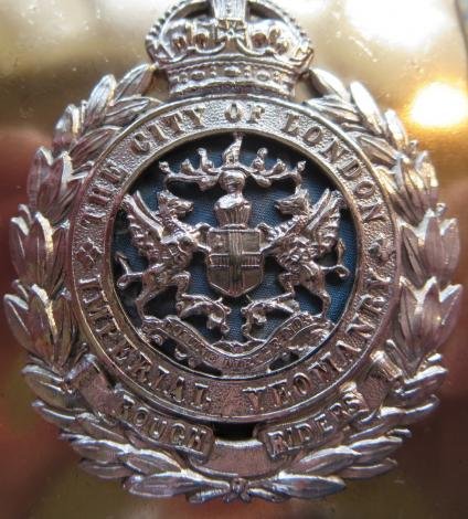 The City of London Imperial Yeomanry (Rough Riders) Shoulder Belt Plate — image 2