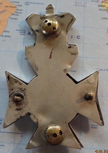 60th Kings  Royal Rifle Corps QVC Hallmarked Officers Cross Belt Plate — image 4