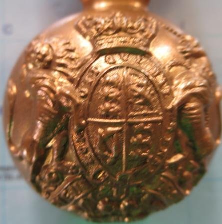 Royal Scots Fusiliers Victorian Fur Cap Badge — image 2